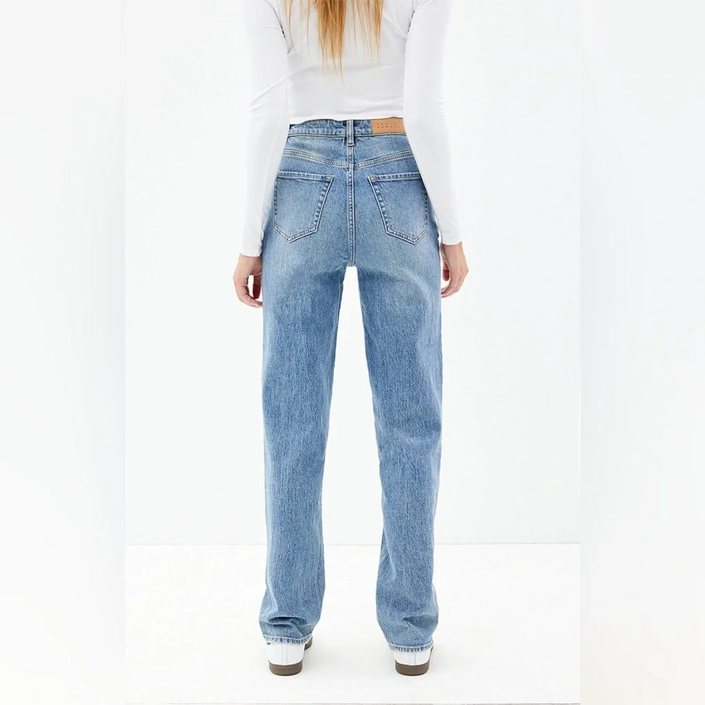 PacSun Stretch Dad Jeans casual straight leg school work everyday‎ essential 26 - Picture 2 of 13